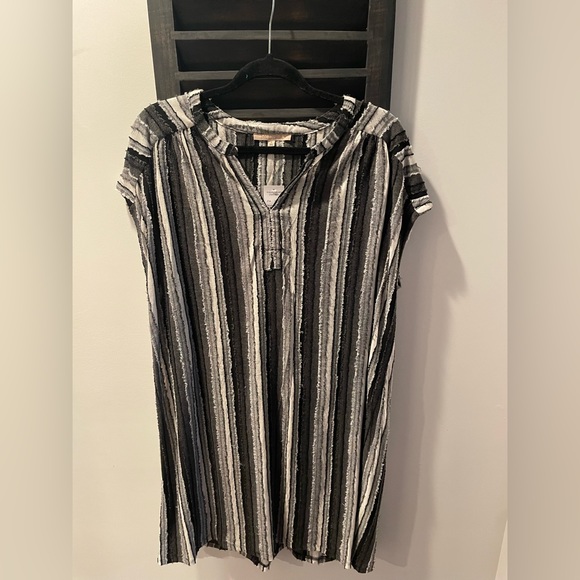 Striped Dress/coverup - Picture 1 of 3